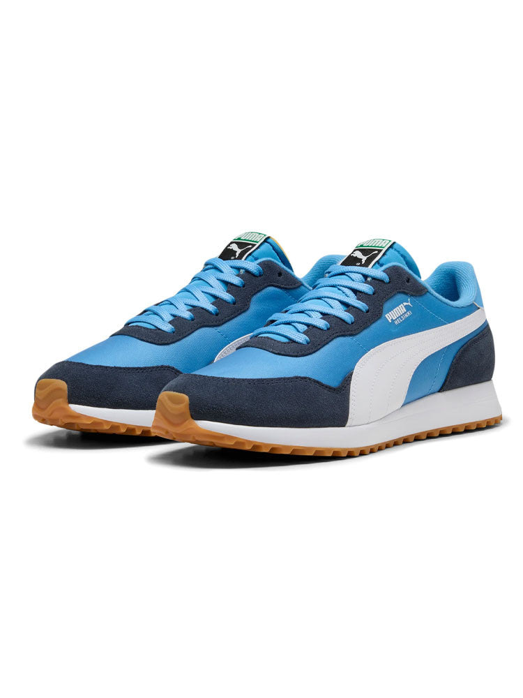 Puma Helsinki G Spikeless Golf Shoes - Regal Blue/Deep Navy/Gum