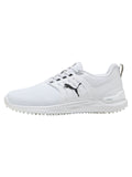 Puma IGNITE Elevate 2 Wide Golf Shoes - Puma White/Puma Black/Puma Silver