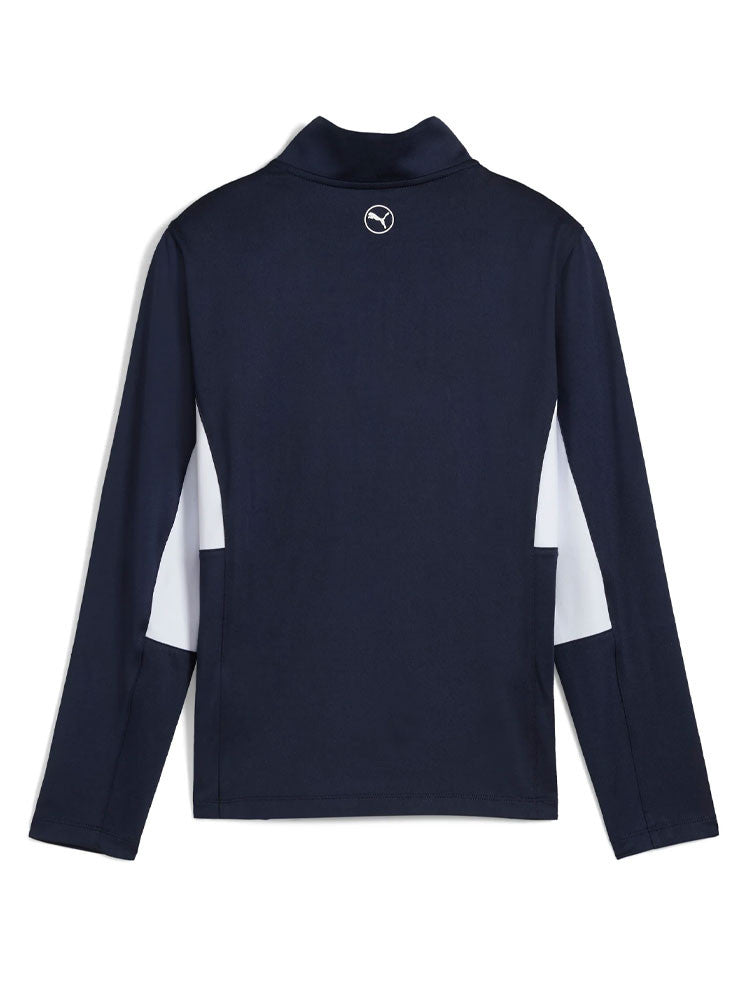 Puma Junior Boys PURE 2.0 1/4-Zip - Deep Navy