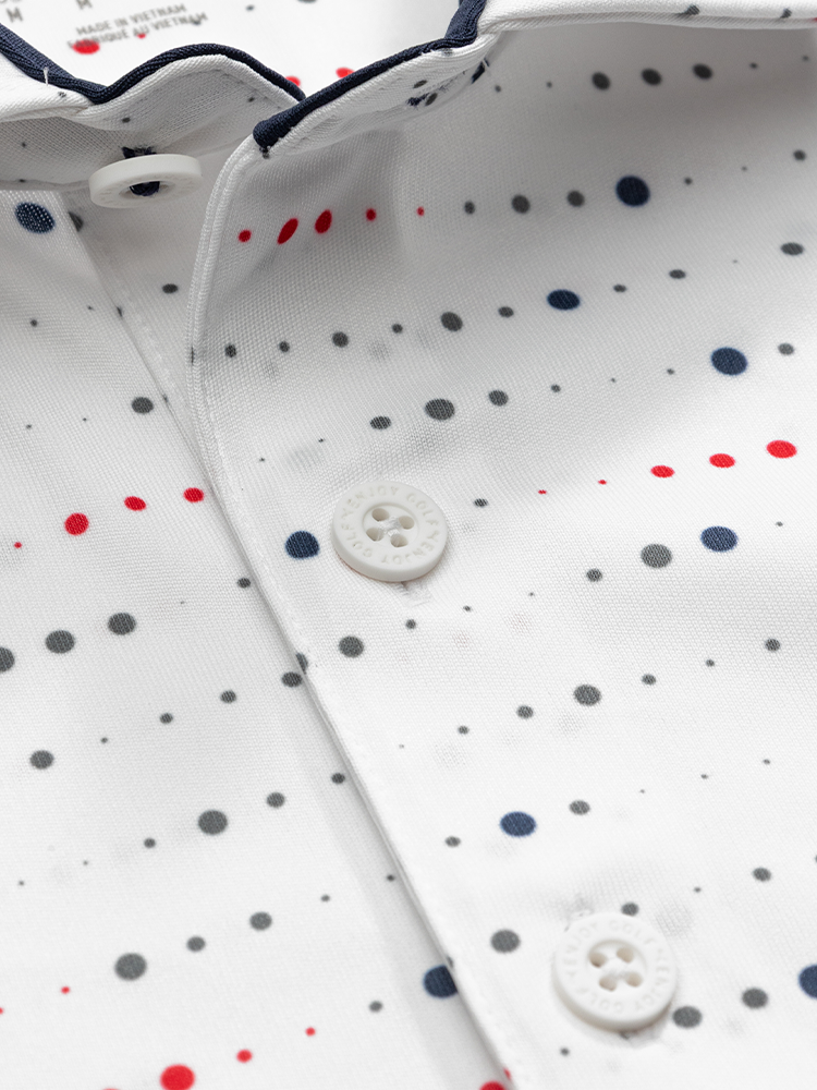 Puma Keys Polo - White Glow/Deep Navy