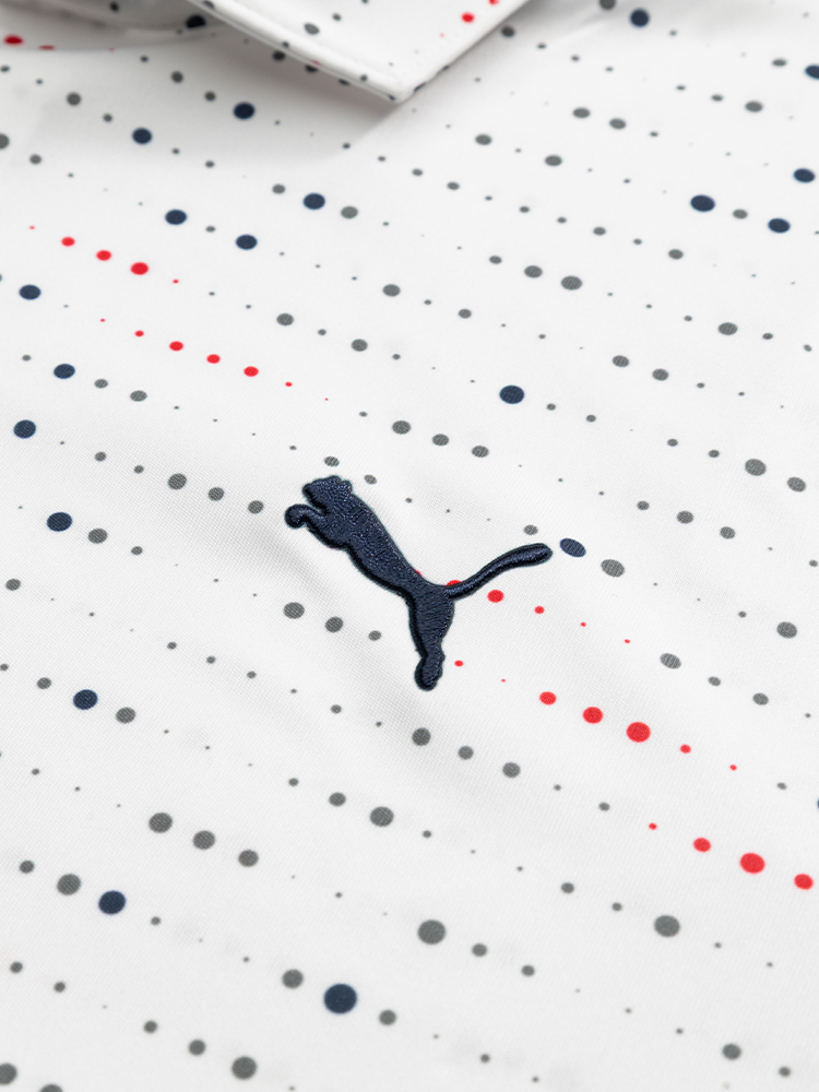 Puma Keys Polo - White Glow/Deep Navy