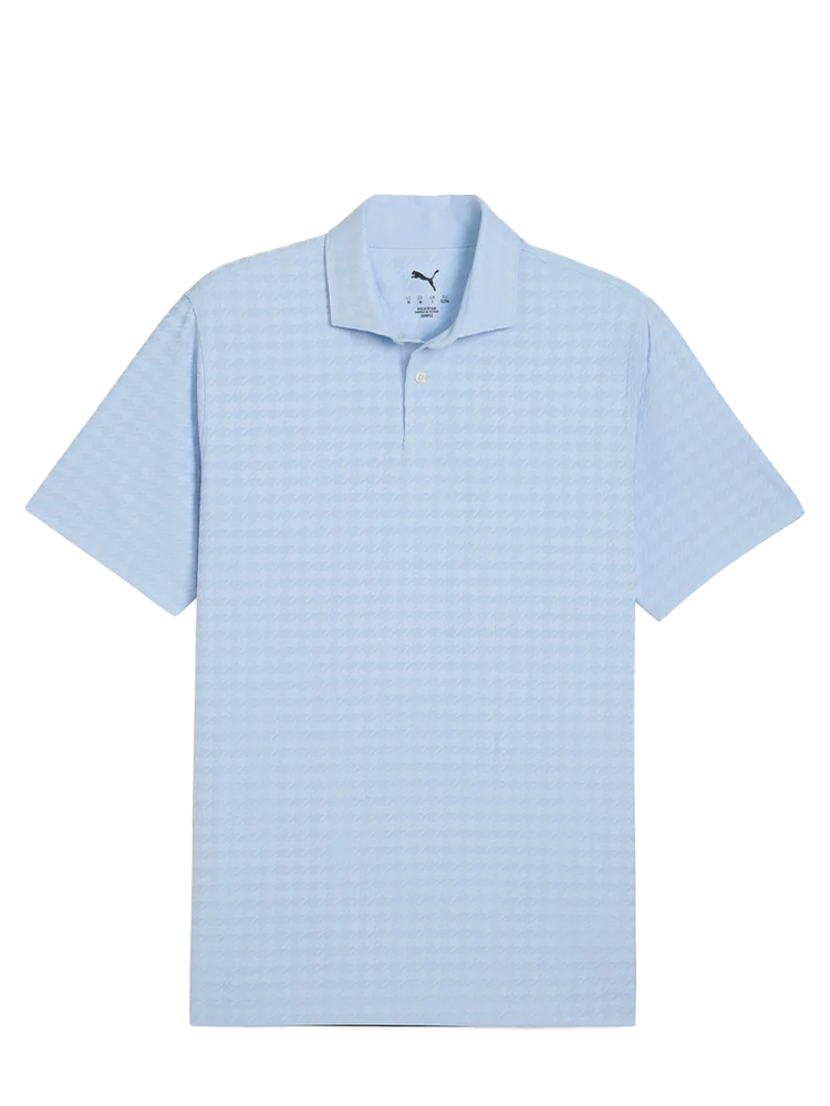 Puma MATTR Houndstooth Golf Polo - Haute Tropic