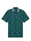 Puma MATTR Humming Golf Polo - Green Terrain