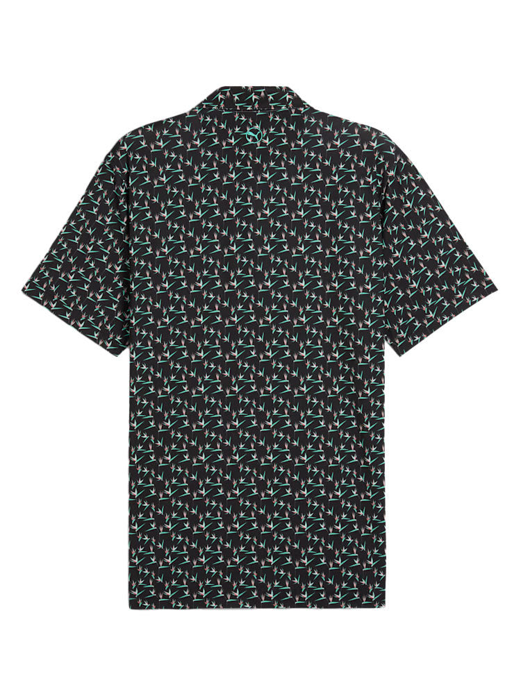 Puma MATTR Paradise Polo - Black/Aquatic