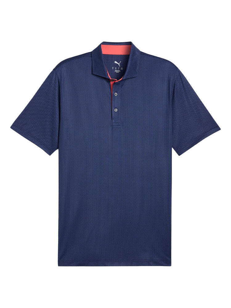 Puma MATTR Tile Polo - Blue Crystal/Deep Navy
