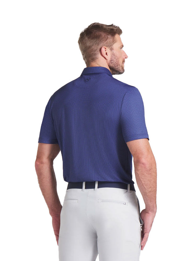 Puma MATTR Tile Polo - Blue Crystal/Deep Navy