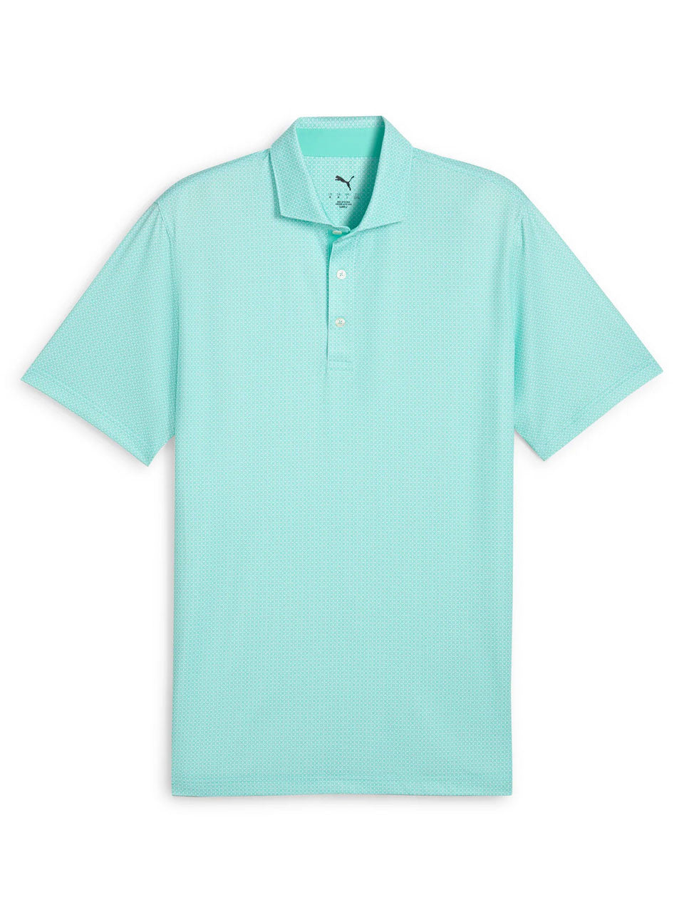 Puma MATTR Tile Polo - Aquatic/White Glow