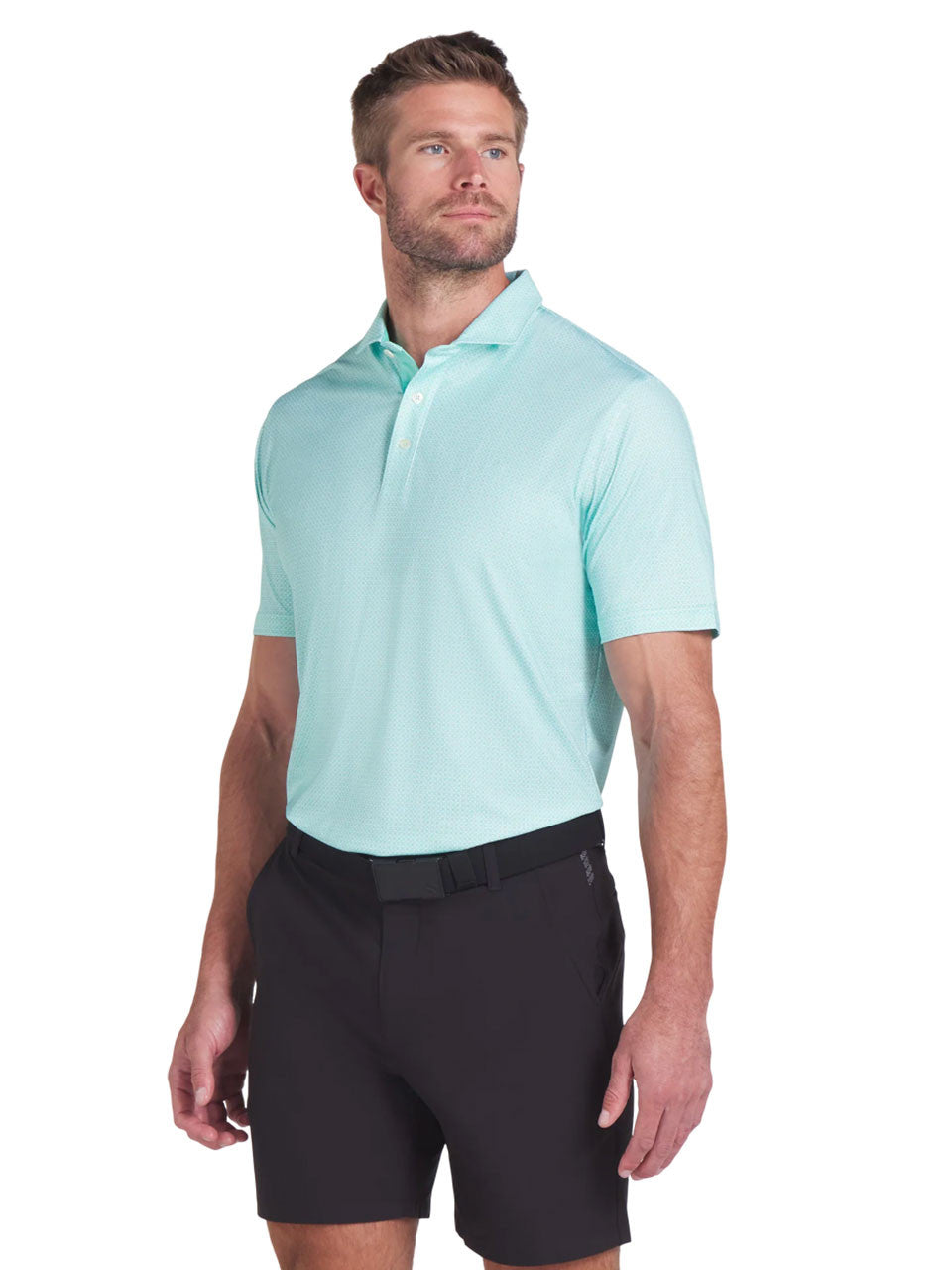 Puma MATTR Tile Polo - Aquatic/White Glow