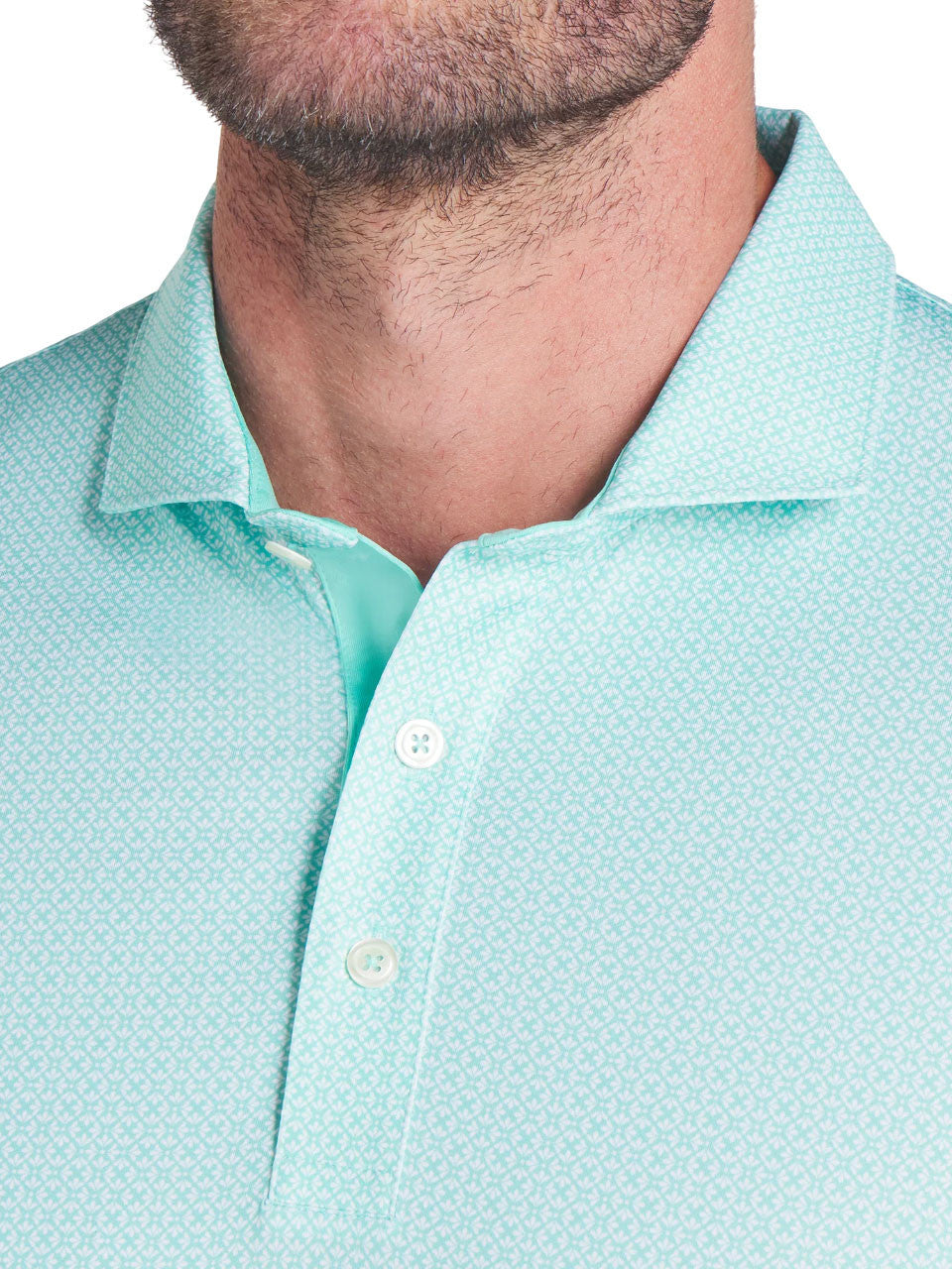 Puma MATTR Tile Polo - Aquatic/White Glow