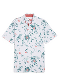 Puma MATTR Water Floral Golf Polo - White Glow