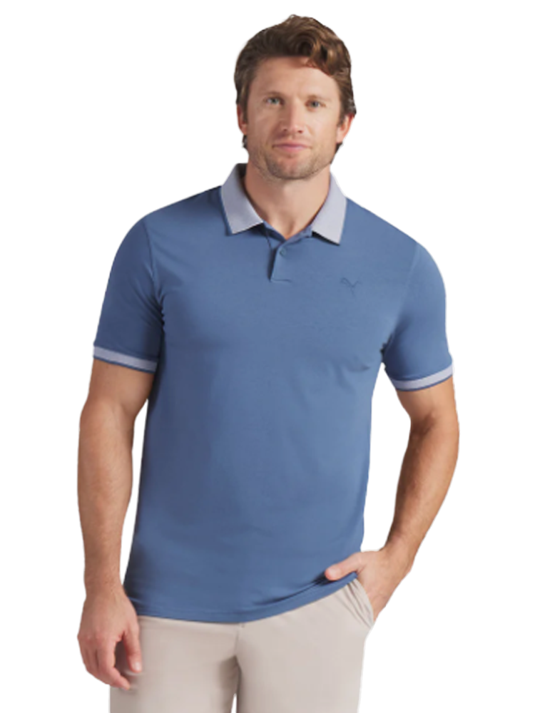 Puma Modalon Crafted Polo - Dark Indigo/White Glow