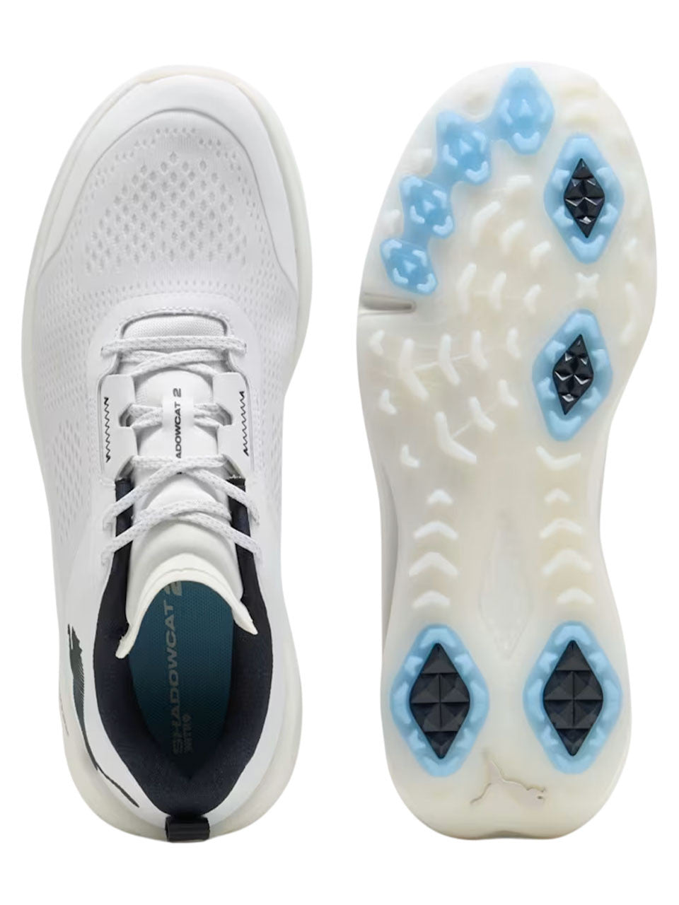 Puma Shadowcat NITRO 2.0 Golf Shoes - Puma White/Deep Navy