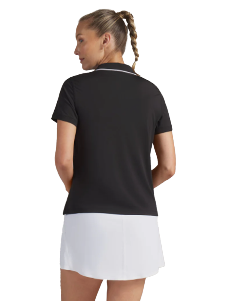 Puma Womens CLOUDSPUN Essential Short Sleeve Polo - Puma Black