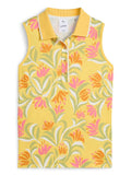 Puma Womens x Dani Dazey Sleeveless Polo - Sunny Yellow