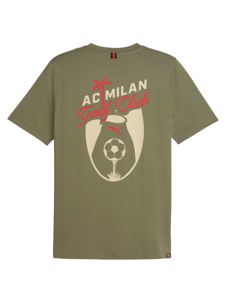 Puma x AC Milan Golf T-Shirt - Dark Sage