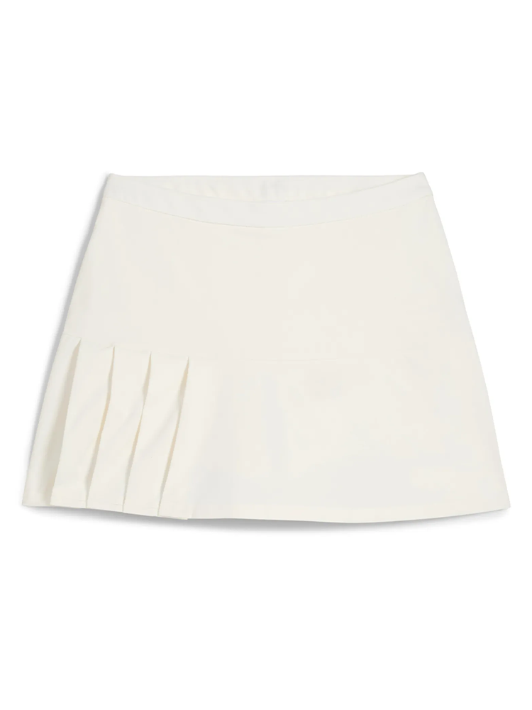 Puma x Arnold Palmer Womens A-Sym Pleat Golf Skort - Warm White