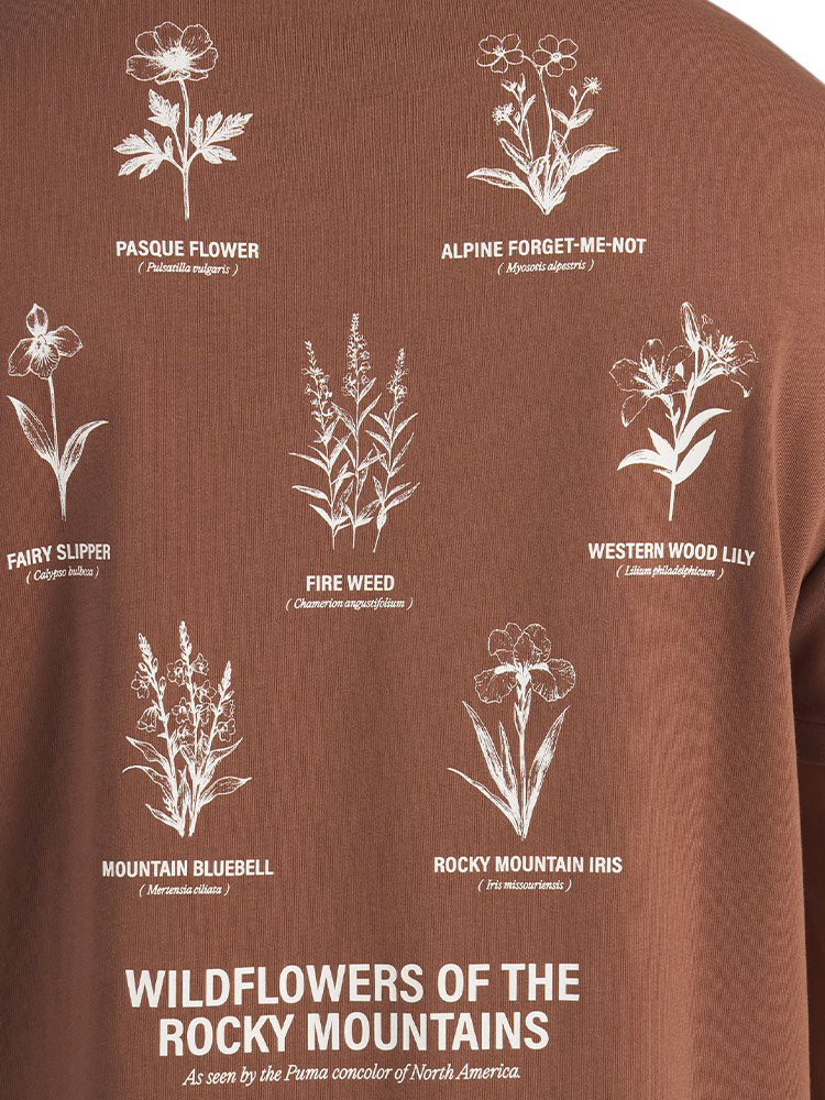 Puma x Gumtree Golf And Nature Club Wildflower T-Shirt - Fudge