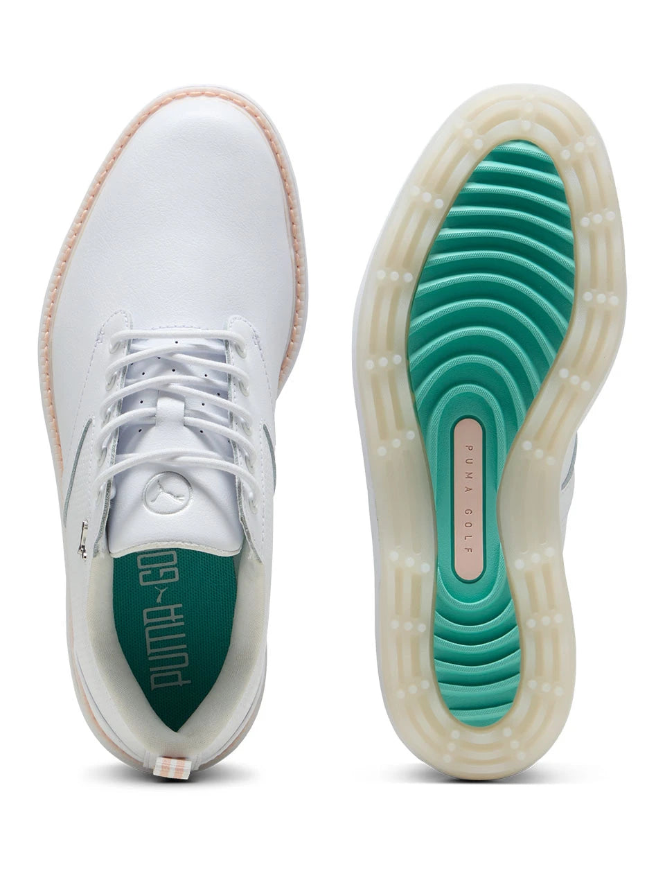 Puma Womens Avant 2 Spikeless Golf Shoes - Puma White/Island Pink