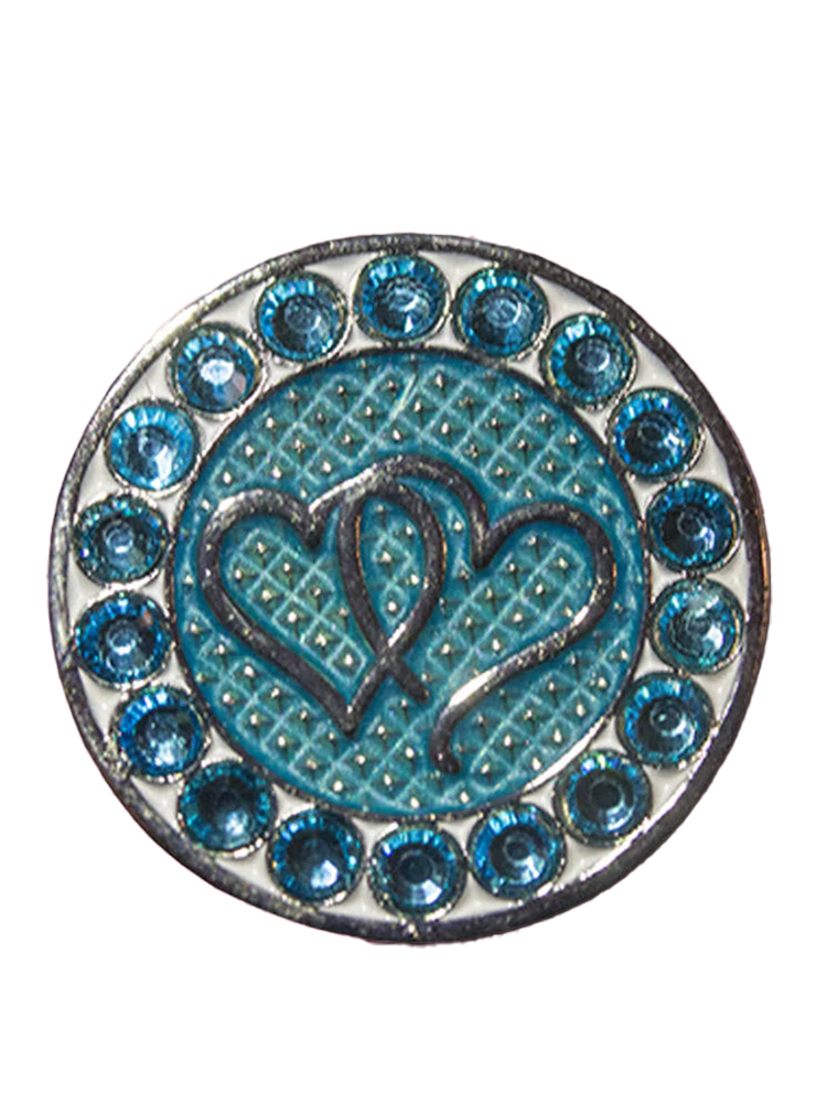Redback Sport Ball Marker - Blue Heart
