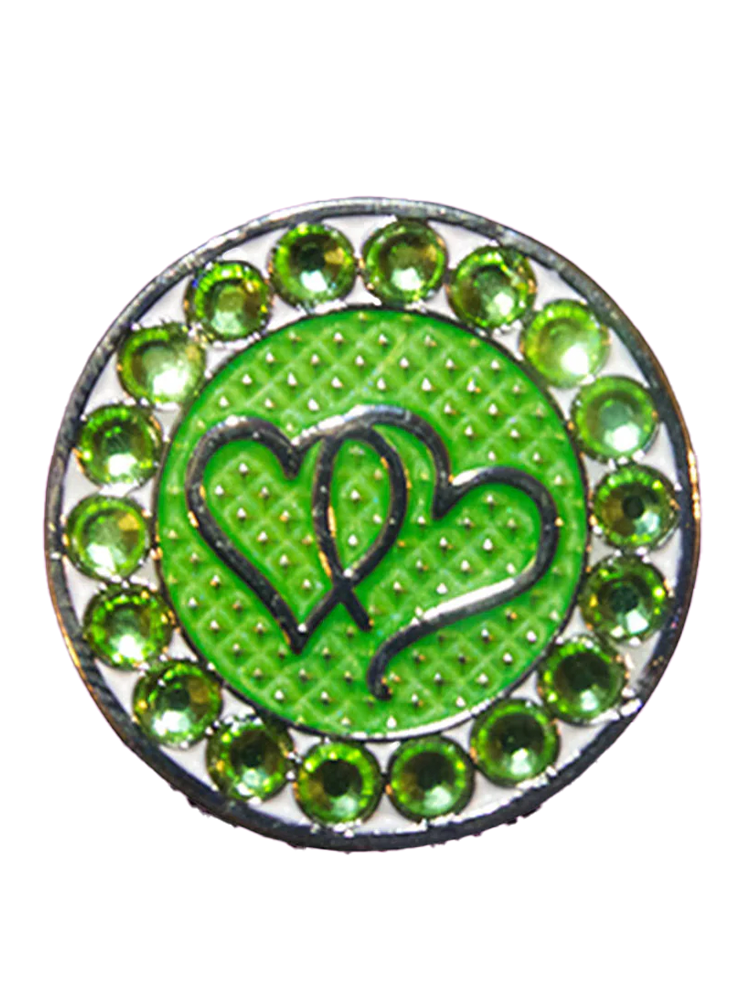 Redback Sport Ball Marker - Green Heart