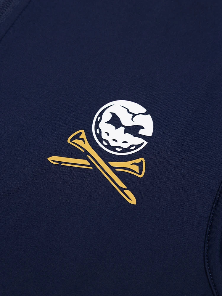 Reebok 'Crushers' 1/4-Zip Vest - Vector Navy