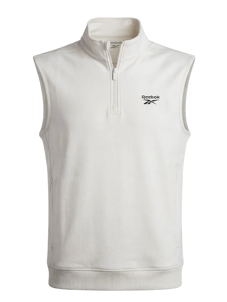 Reebok Golf 1/4-Zip Vest - Chalk
