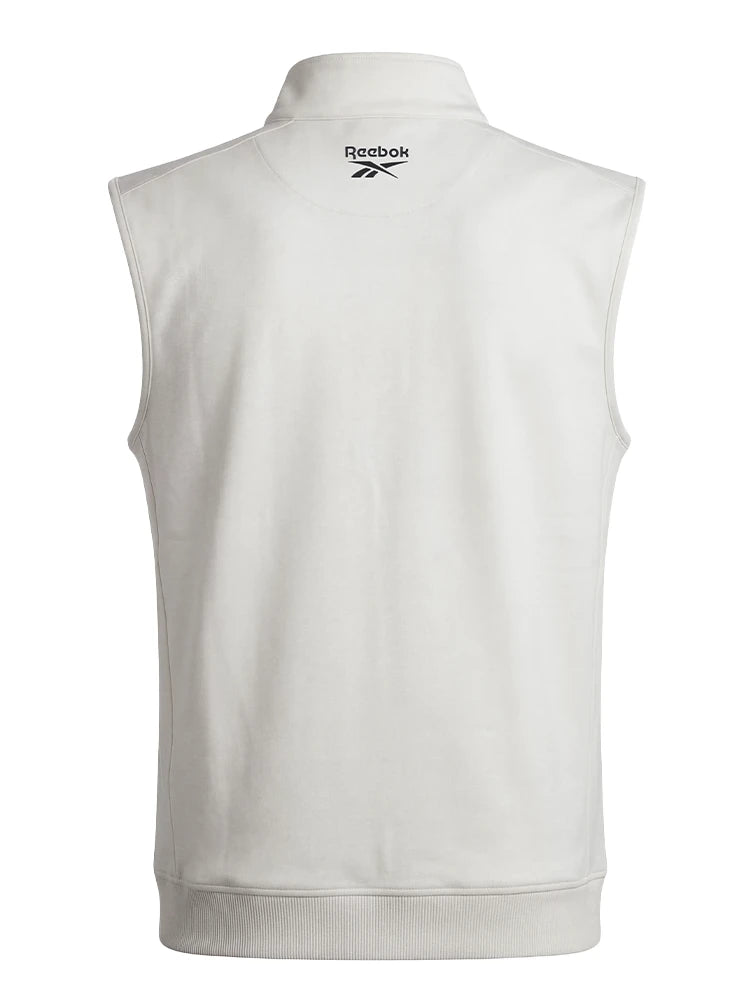 Reebok Golf 1/4-Zip Vest - Chalk