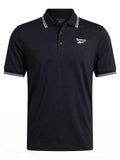 Reebok Solid Performance Polo Shirt - Black/White/Grey 3