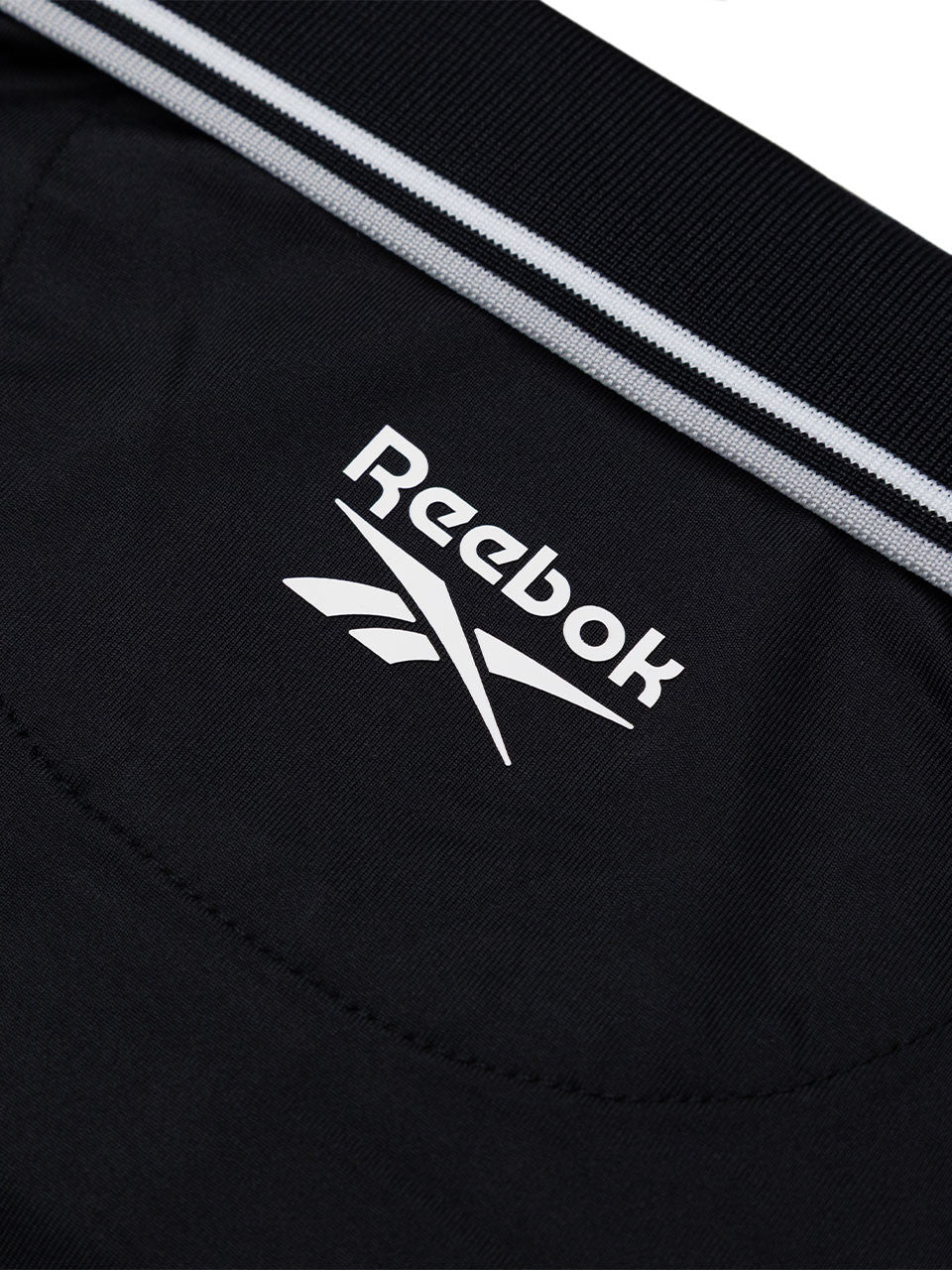 Reebok Solid Performance Polo Shirt - Black/White/Grey 3
