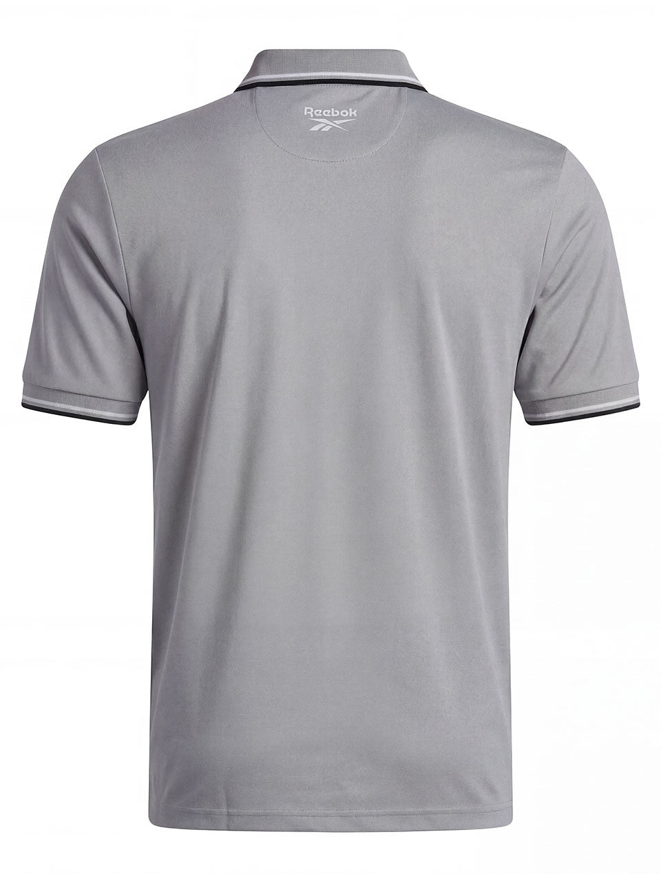 Reebok Solid Performance Polo Shirt - Grey 3/White/Black