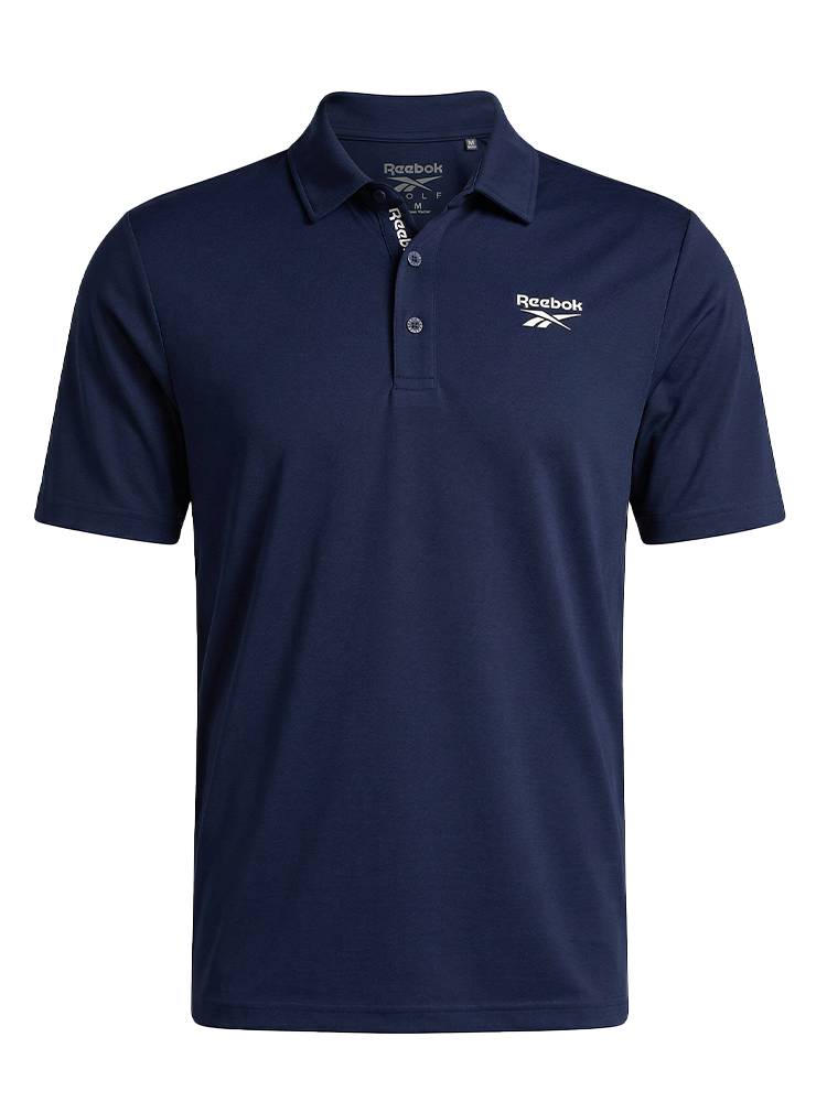 Reebok Solid Pique Polo Shirt - Vector Navy