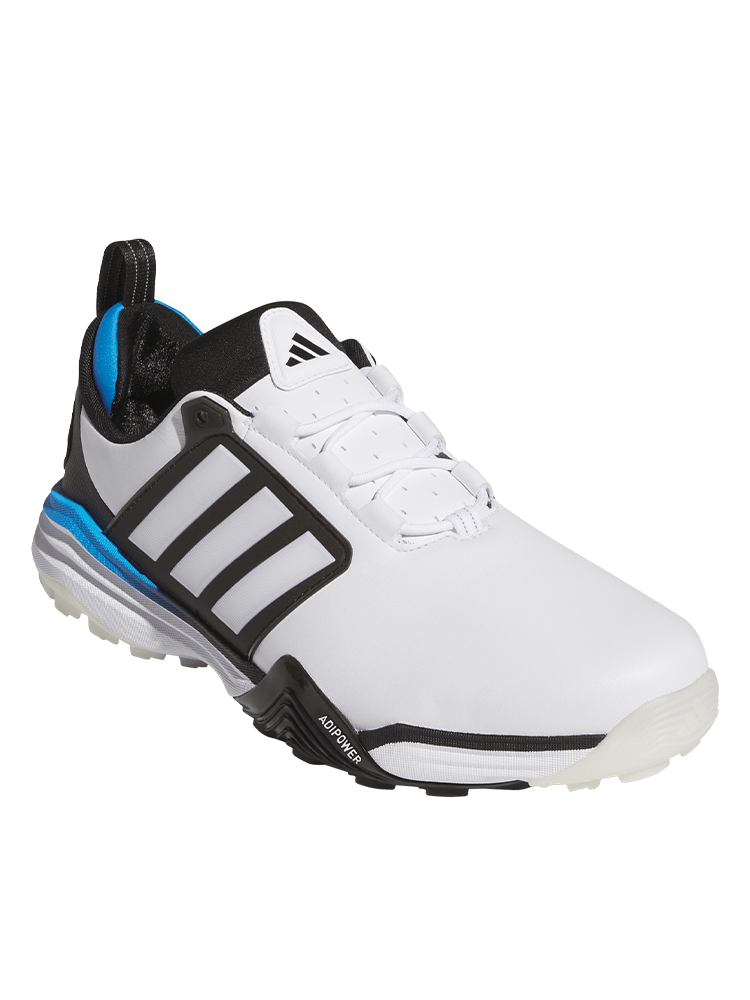 adidas Adipower 26 Wide Spikeless Golf Shoes - Ftwr White/Core Black/Blue