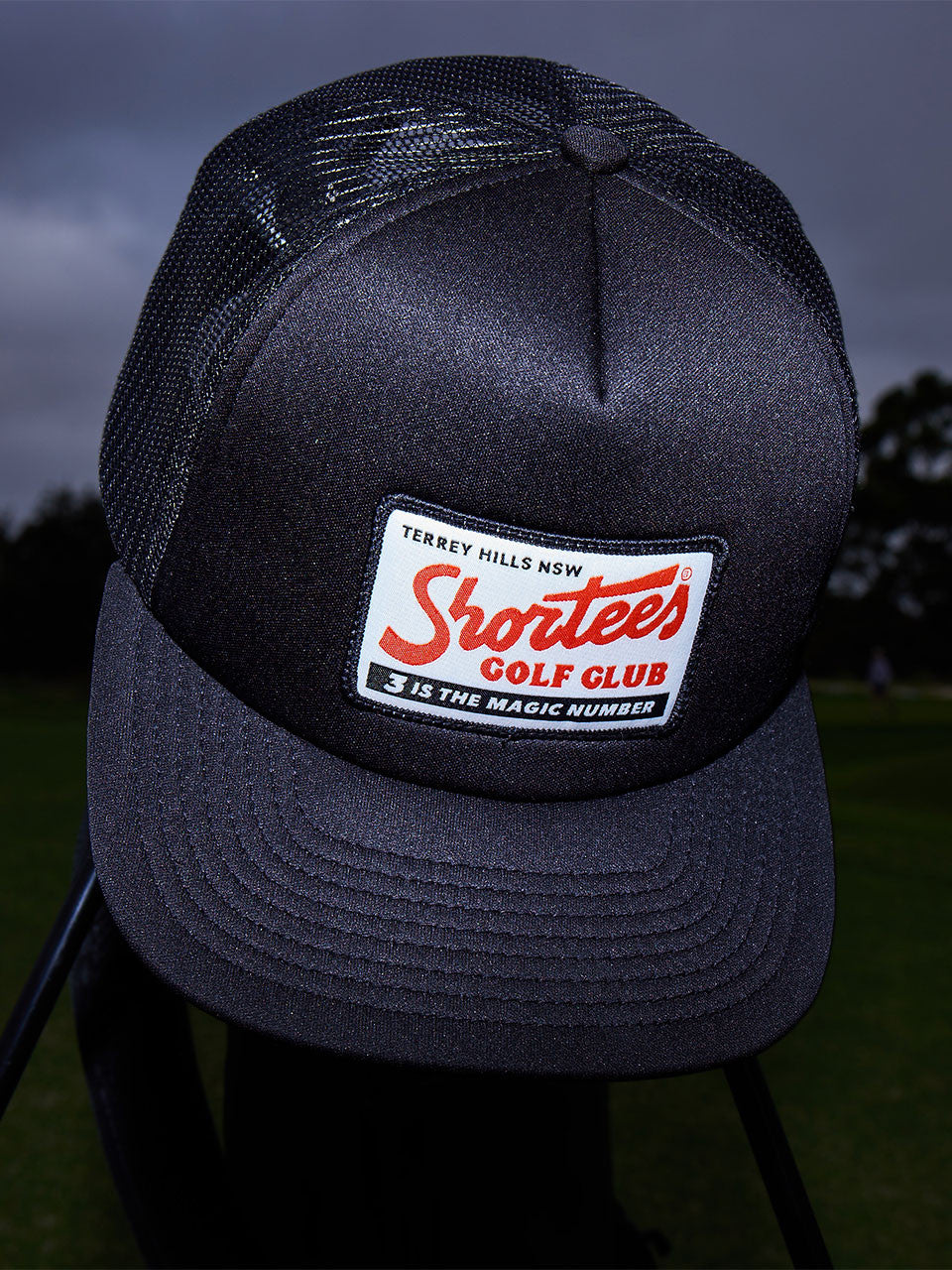 Shortees Golf Don't Talk Trucker Cap - Black