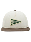 Shortees Golf Flag Patch Cap - 2 Tone Choc