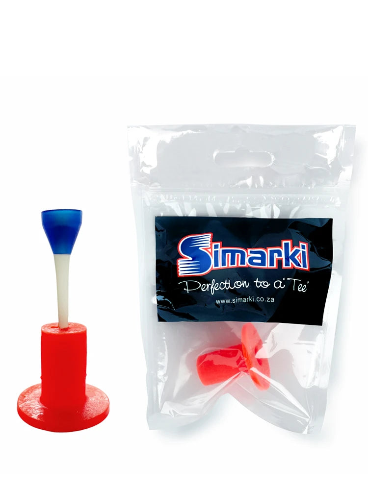 Simarki Practice Mat Tee Holder with Tee - Orange