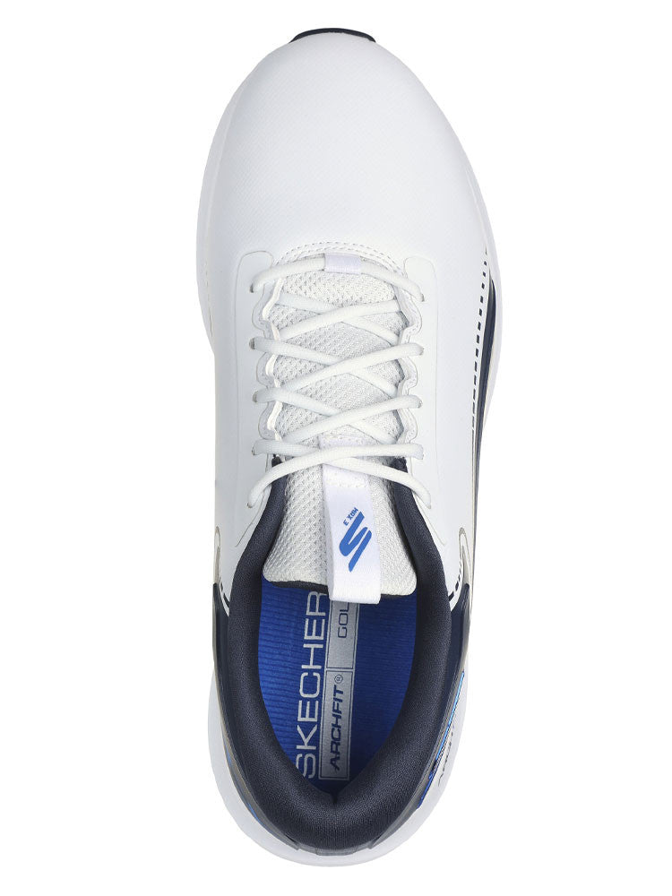 Skechers GO GOLF Max 3 (Extra Wide) Golf Shoes - White/Navy Blue