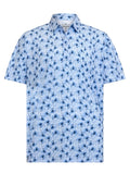 Sporte Leisure Dri-Sporte Leaves Mens Polo - Blue