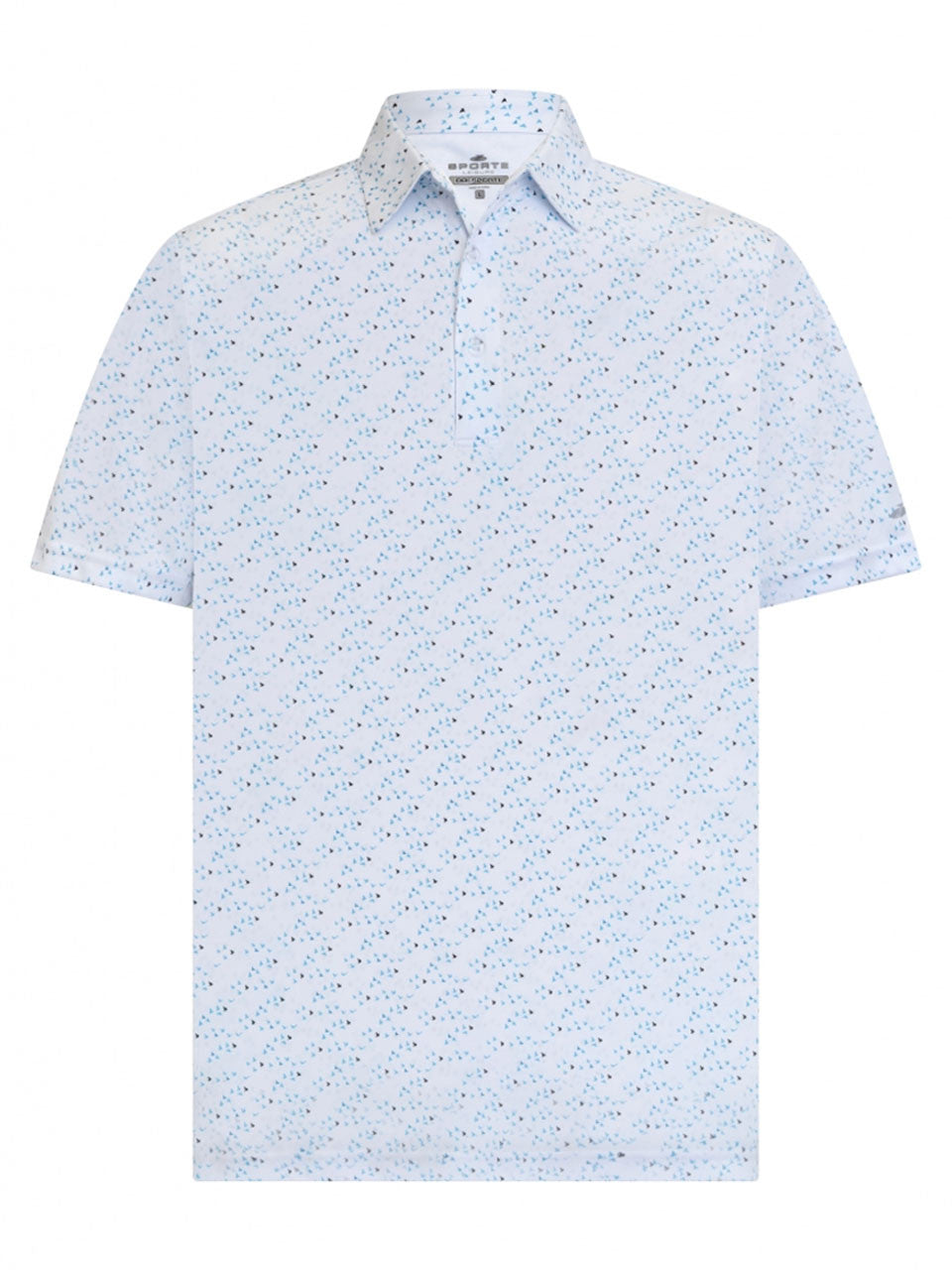 Sporte Leisure Dri-Sporte View Mens Polo - White