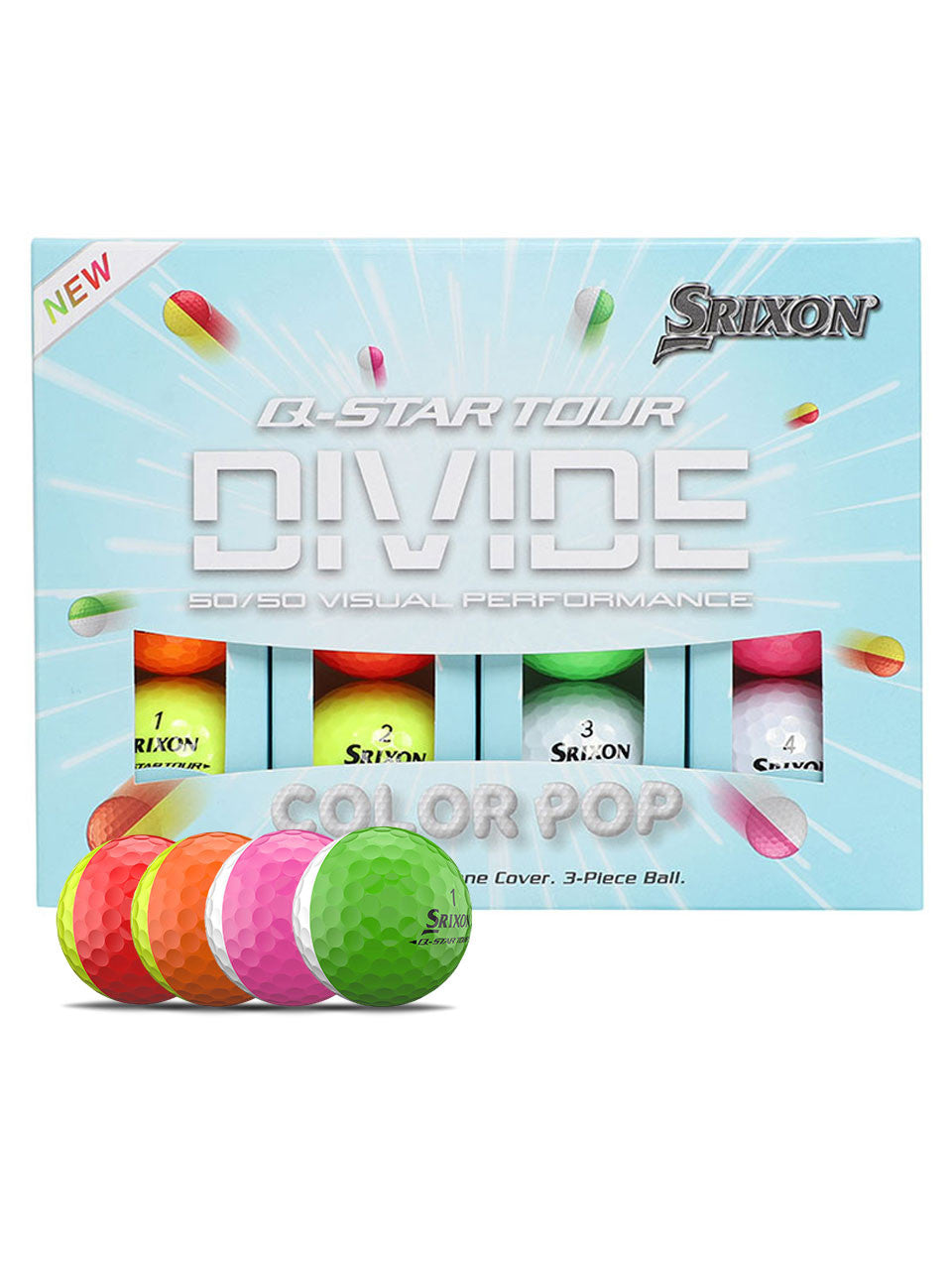 Srixon Q-Star Tour Divide 2026 Golf Balls