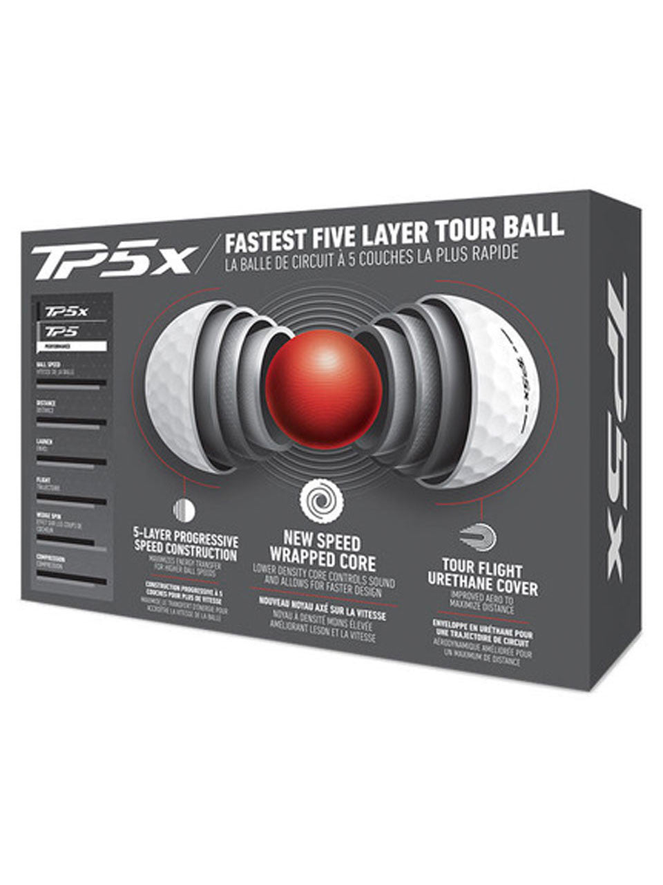 TaylorMade TP5x 2024 Golf Balls - 2 Dozen