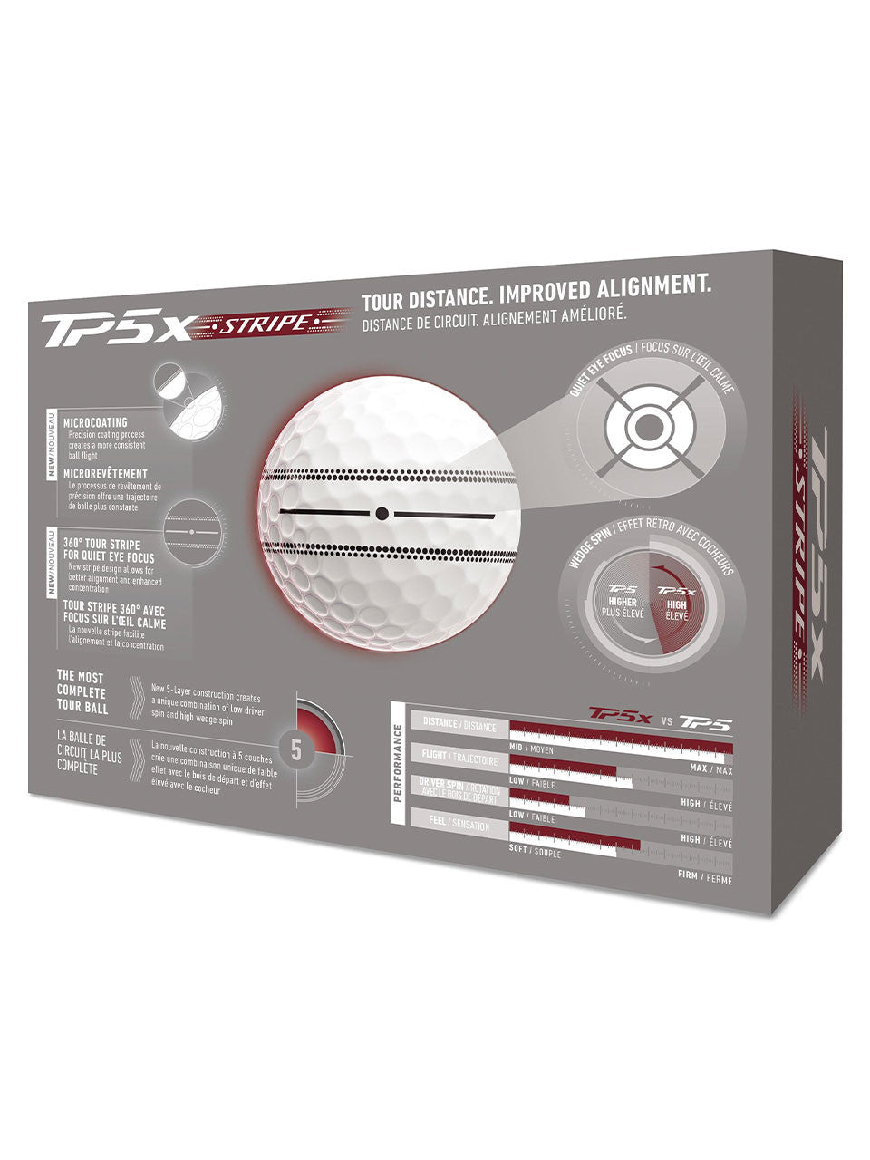 TaylorMade TP5x Stripe 2026 Golf Balls