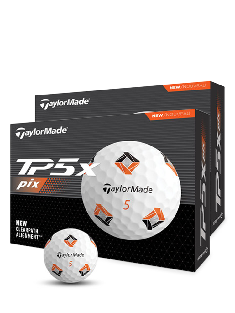TaylorMade TP5x pix 2024 Golf Balls - 2 Dozen