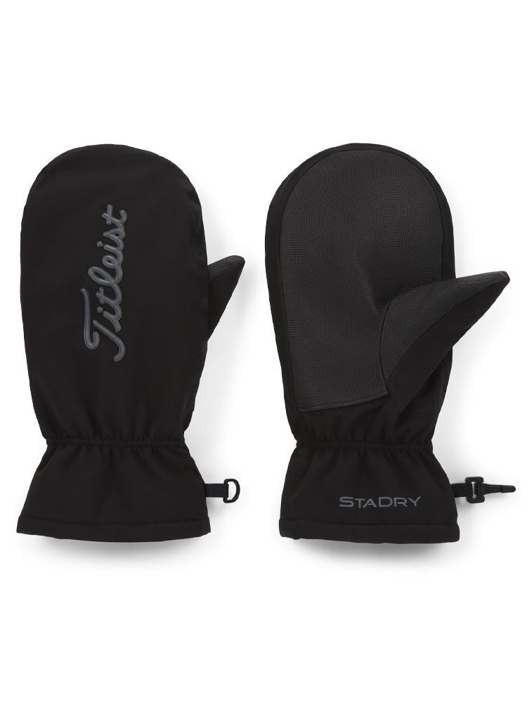 Titleist StaDry Cart Mitts - Black/Charcoal
