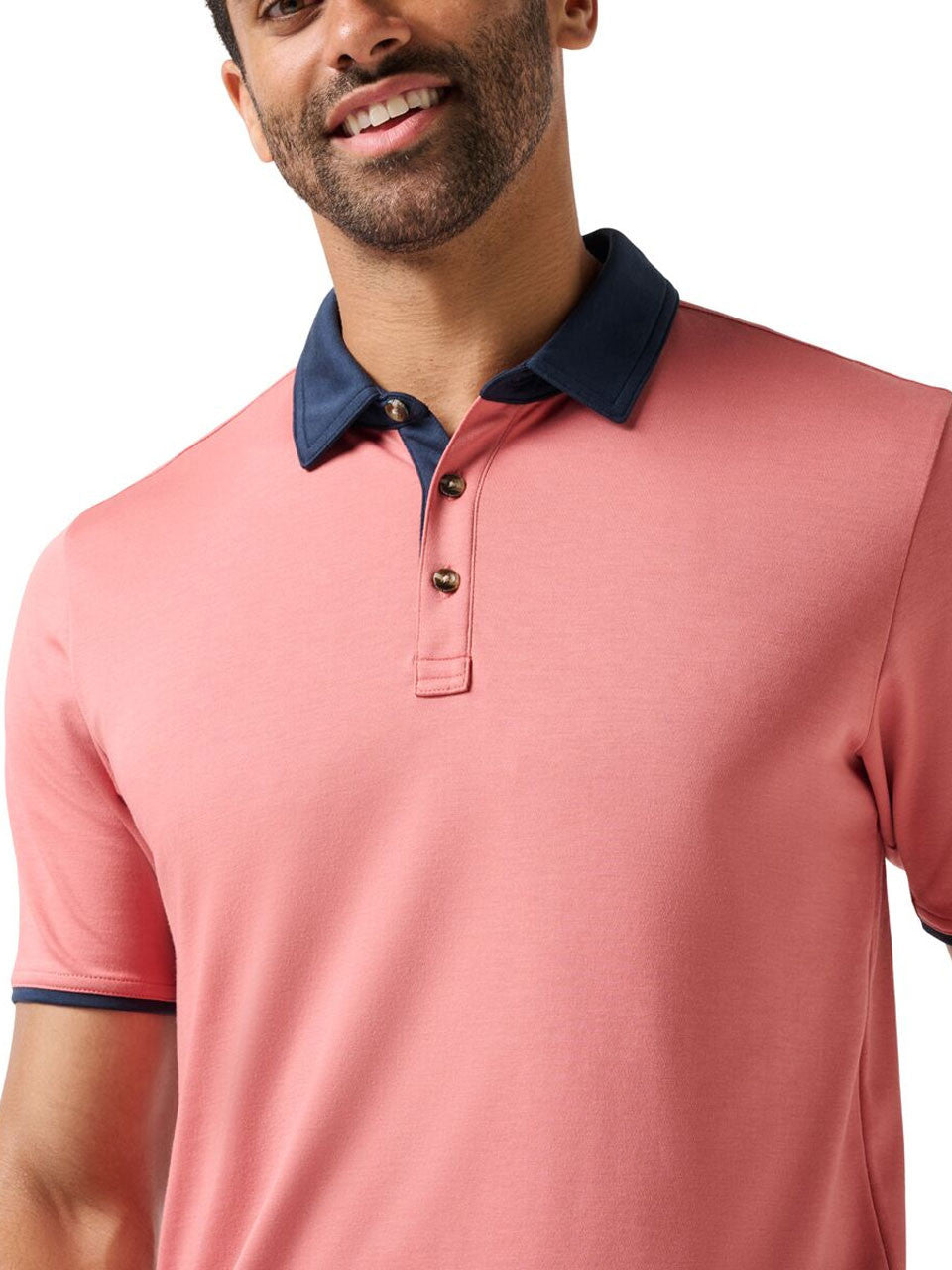 TravisMathew All Day Social Club Polo - Brick Dust