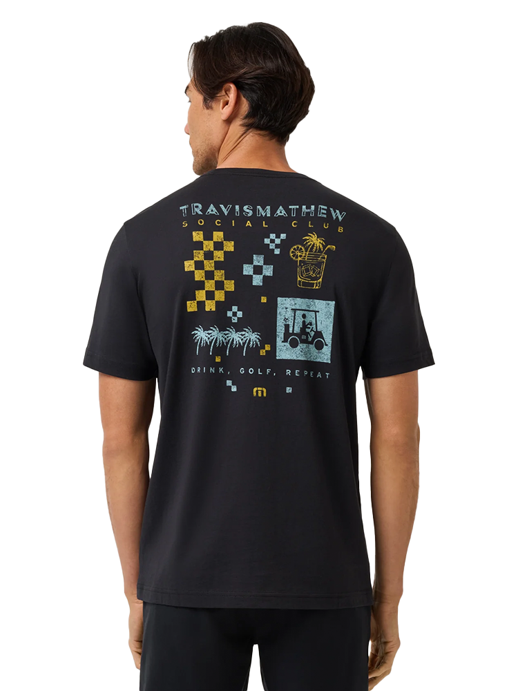 TravisMathew Beverage Cart T-Shirt - Black