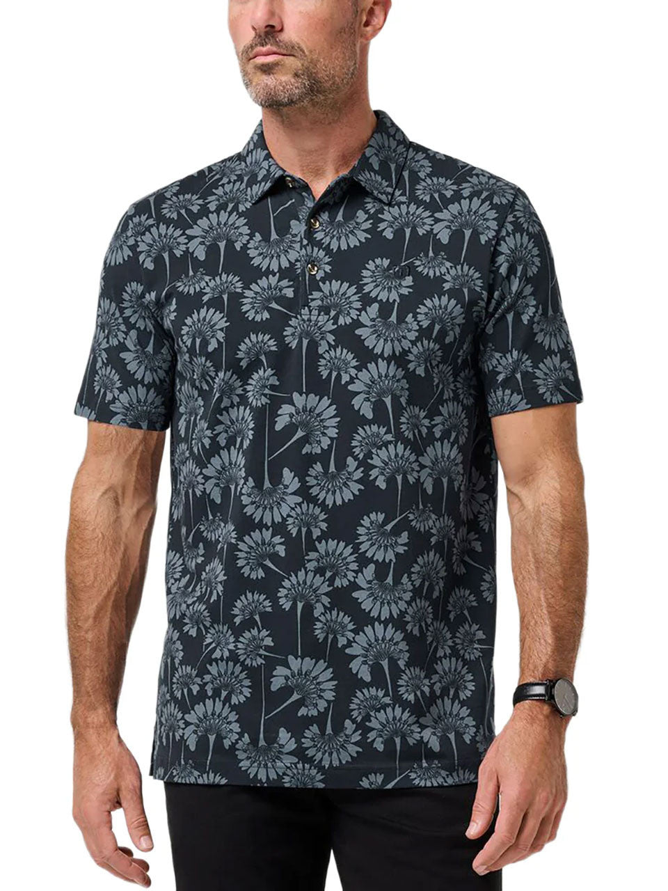 TravisMathew Comfortknit Breeze Polo - Total Eclipse