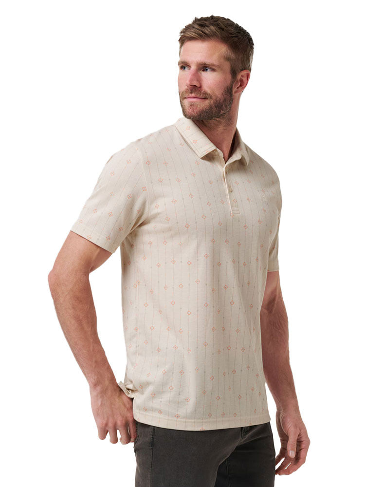 TravisMathew Deco Polo - Moonbeam