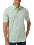 TravisMathew Featherweight Cabana Polo - Aqua Foam