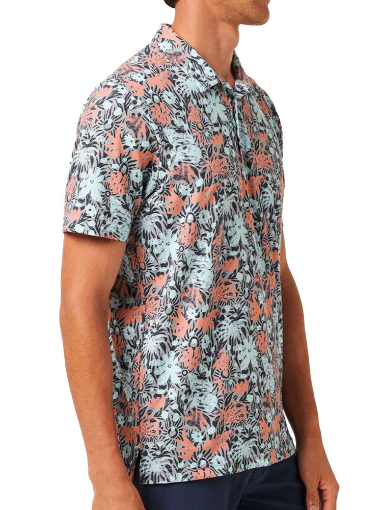 TravisMathew Featherweight Sands Polo - Heather Medium Grey