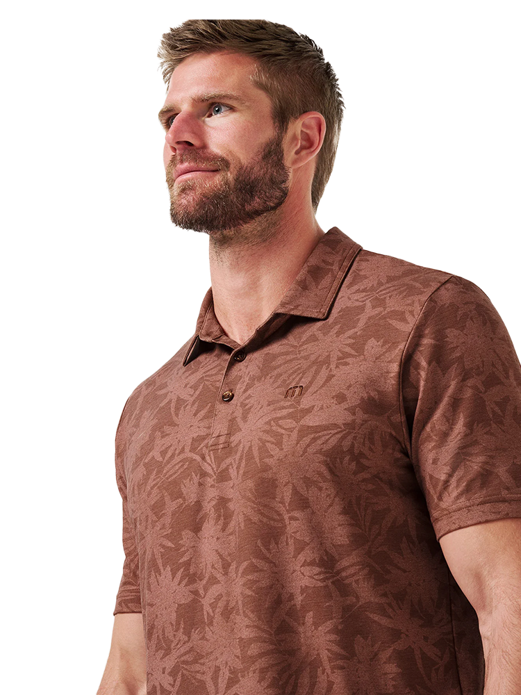TravisMathew Featherweight Ticket Polo - Maple